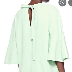 Tibi NWT chalky drape top, with bell sleeves and back tie, M, $45.